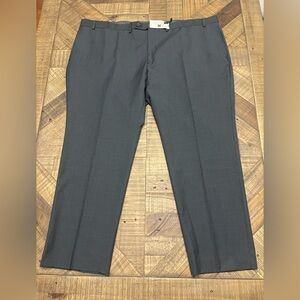 NWT Men's Wool Tailored Dress Pants in Charcoal